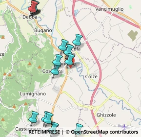 Mappa Via Alessandro Volta, 36023 Longare VI, Italia (2.693)