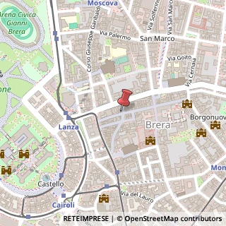 Mappa Via Madonnina, 27, 20121 Milano, Milano (Lombardia)