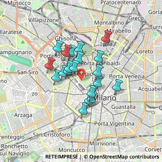 Mappa Viale Emilio Alemagna, 20121 Milano MI, Italia (1.308)