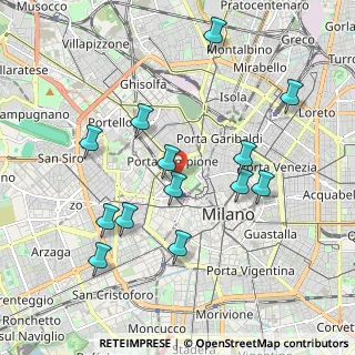 Mappa Viale Emilio Alemagna, 20121 Milano MI, Italia (1.97077)
