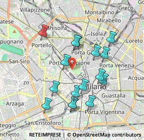 Mappa Viale Emilio Alemagna, 20121 Milano MI, Italia (1.75813)