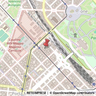 Mappa Via Vincenzo Monti, 54, 20123 Milano, Milano (Lombardia)
