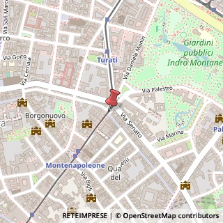 Mappa Via della Spiga,  52, 20121 Milano, Milano (Lombardia)