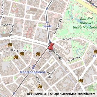 Mappa Via della Spiga, 33, 20121 Milano, Milano (Lombardia)