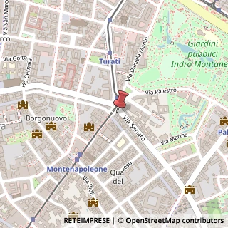 Mappa Via Senato, 45, 20121 Milano, Milano (Lombardia)