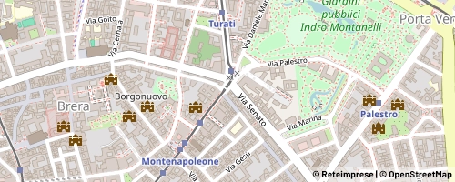 Mappa Milão
