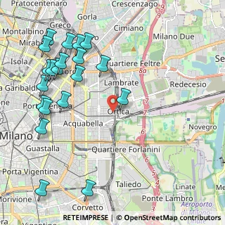 Mappa Via Tajani Filippo, 20133 Milano MI, Italia (2.6115)