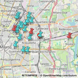 Mappa Via Tajani Filippo, 20133 Milano MI, Italia (2.24)