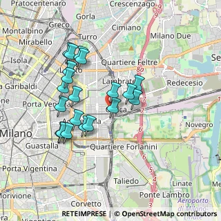 Mappa Via Tajani Filippo, 20133 Milano MI, Italia (1.663)