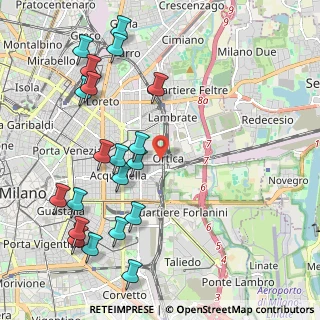 Mappa Via Tajani Filippo, 20133 Milano MI, Italia (2.4795)