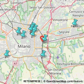Mappa Via Tajani Filippo, 20133 Milano MI, Italia (4.78583)