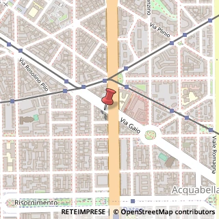 Mappa Viale Giustiniano, 10, 20129 Milano, Milano (Lombardia)