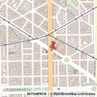Mappa Via Gaio,  4, 20129 Milano, Milano (Lombardia)