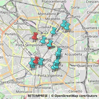 Mappa Via del Vecchio Politecnico, 20124 Milano MI, Italia (1.574)