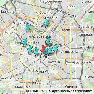 Mappa Via del Vecchio Politecnico, 20124 Milano MI, Italia (1.26455)