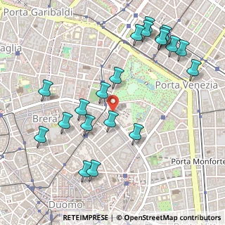 Mappa Via del Vecchio Politecnico, 20124 Milano MI, Italia (0.589)