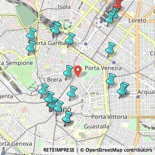 Mappa Via del Vecchio Politecnico, 20124 Milano MI, Italia (1.231)