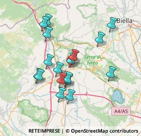 Mappa Via Burolo, 10015 Ivrea TO, Italia (6.67588)