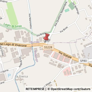 Mappa Via IV Novembre, 28, 10010 Burolo, Torino (Piemonte)