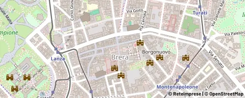 Mappa Milano