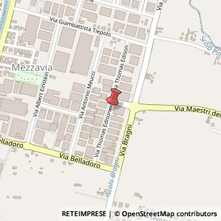 Mappa Via Edison, 16, 35010 Cadoneghe, Padova (Veneto)