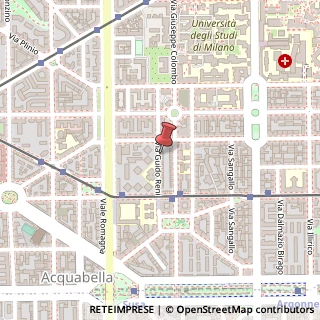 Mappa Via Guido Reni, 44, 20133 Milano, Milano (Lombardia)