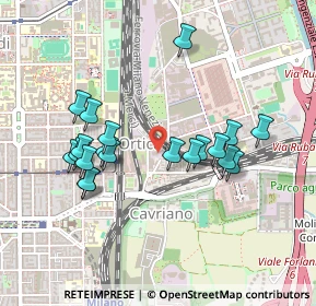 Mappa Via Rosso di S. Secondo, 20134 Milano MI, Italia (0.4335)
