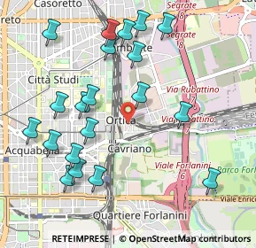 Mappa Via Rosso di S. Secondo, 20134 Milano MI, Italia (1.112)