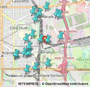 Mappa Via Rosso di S. Secondo, 20134 Milano MI, Italia (1.022)