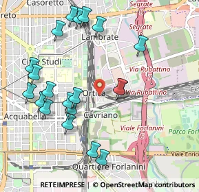Mappa Via Rosso di S. Secondo, 20134 Milano MI, Italia (1.1035)