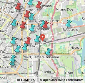 Mappa Via Rosso di S. Secondo, 20134 Milano MI, Italia (2.29737)