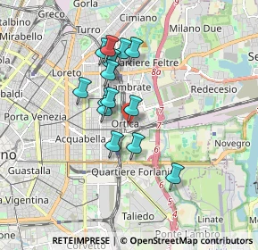 Mappa Via Rosso di S. Secondo, 20134 Milano MI, Italia (1.375)
