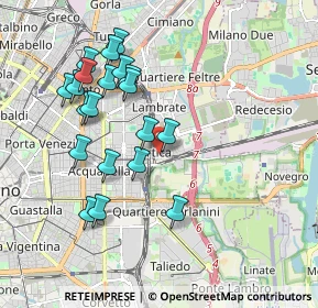 Mappa Via Rosso di S. Secondo, 20134 Milano MI, Italia (1.8865)