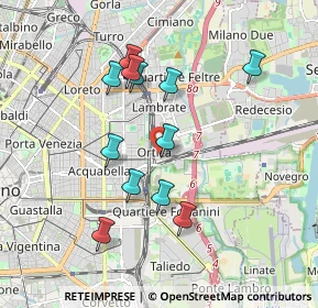 Mappa Via Rosso di S. Secondo, 20134 Milano MI, Italia (1.7125)