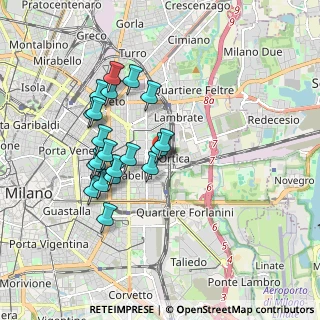 Mappa Via Riccardo Arnò, 20133 Milano MI, Italia (1.64)