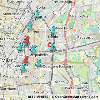 Mappa Via Riccardo Arnò, 20133 Milano MI, Italia (2.10636)