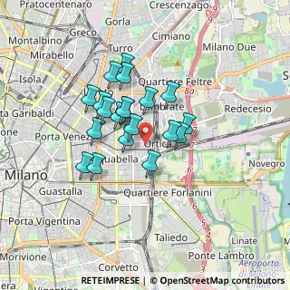 Mappa Via Temistocle Calzecchi, 20133 Milano MI, Italia (1.31)