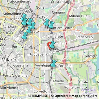 Mappa Via Temistocle Calzecchi, 20133 Milano MI, Italia (2.18727)