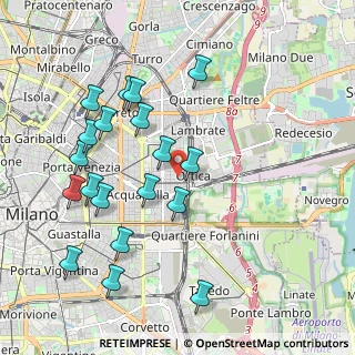 Mappa Via Riccardo Arnò, 20133 Milano MI, Italia (2.11737)