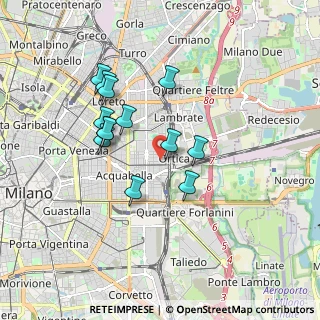 Mappa Via Temistocle Calzecchi, 20133 Milano MI, Italia (1.54615)