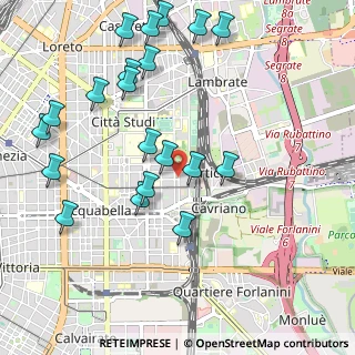 Mappa Via Riccardo Arnò, 20133 Milano MI, Italia (1.1585)