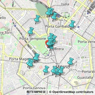 Mappa Via Antonio Beretta, 20121 Milano MI, Italia (0.956)