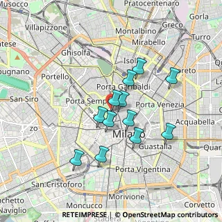 Mappa Via Antonio Beretta, 20121 Milano MI, Italia (1.42667)