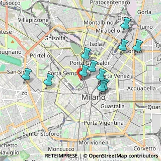 Mappa Via Antonio Beretta, 20121 Milano MI, Italia (1.73273)
