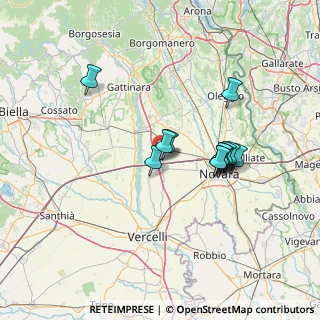 Mappa 28060 Vicolungo NO, Italia (11.4125)