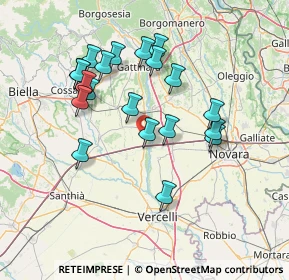 Mappa Via per Greggio snc, 28060 Recetto NO, Italia (13.686)