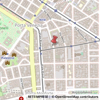 Mappa Via Giuseppe Sirtori,  6, 20129 Milano, Milano (Lombardia)