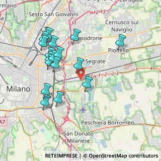 Mappa Via Novegro s, 20054 Segrate MI, Italia (3.98611)
