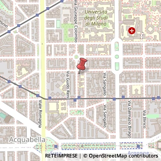 Mappa Via Giuseppe Colombo, 42, 20133 Milano, Milano (Lombardia)