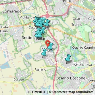 Mappa Via Giovanni Verga, 20019 Settimo Milanese MI, Italia (1.694)